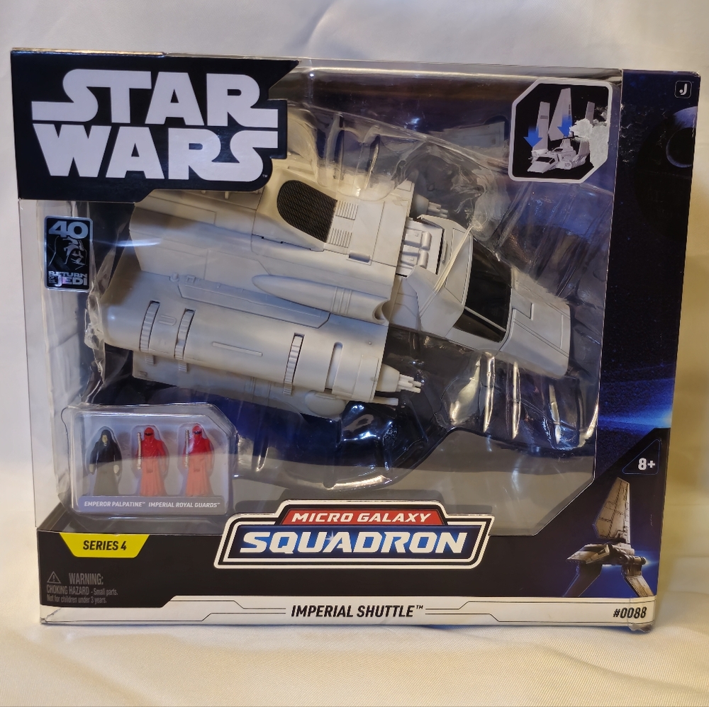 Star Wars Micro Galaxy Squadron Imperial Shuttle from (Series 4).